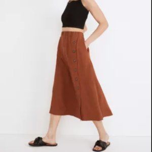 NWT Madewell Linen Skirt